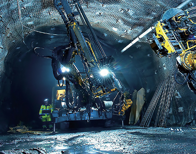 Fastening of mining works